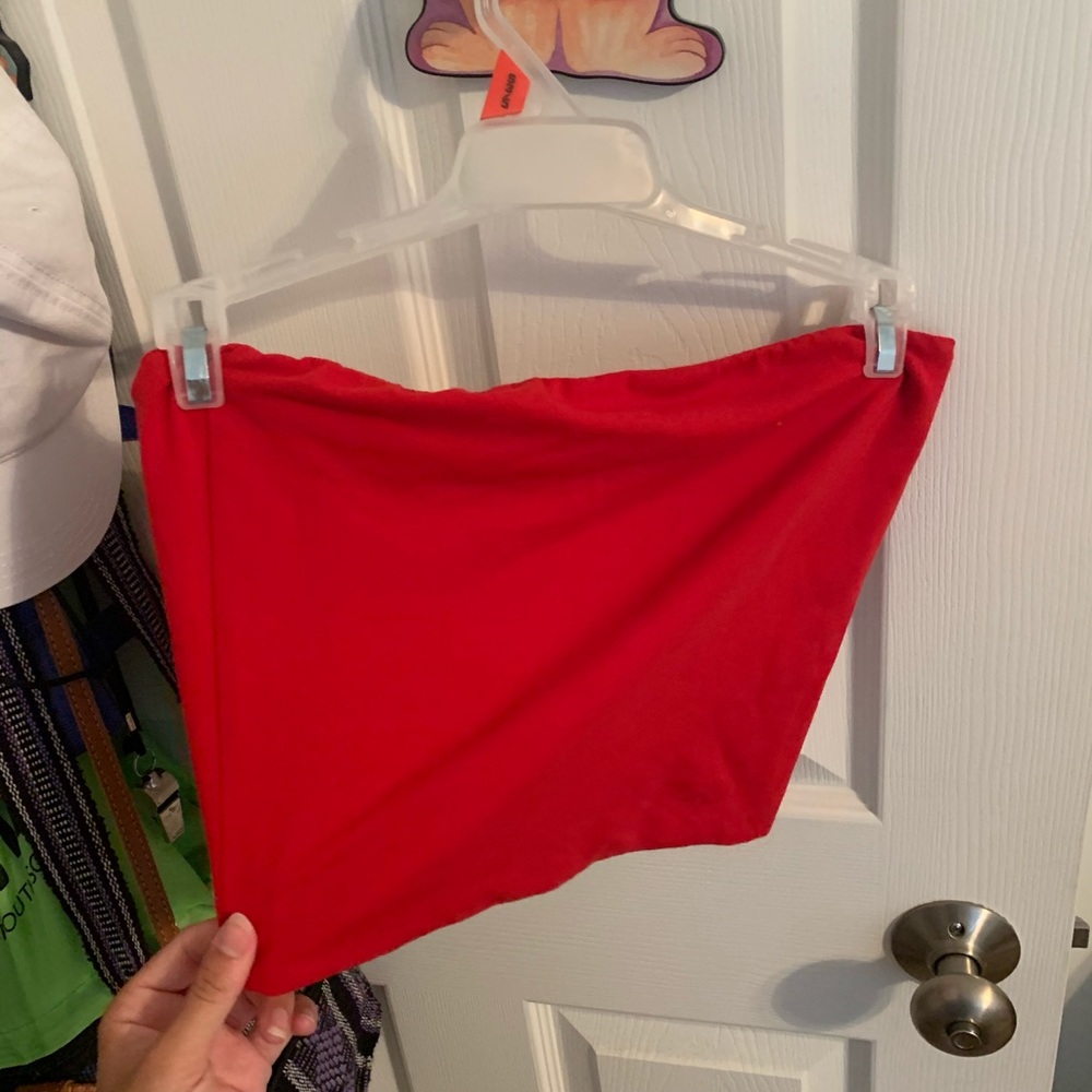 red tube top